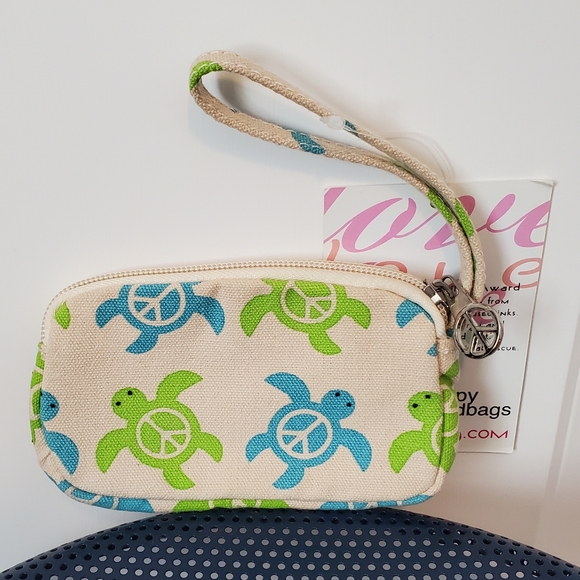 Bungalow 360 Clutch Coin Purse Sea Turtle - Picture 2 of 4